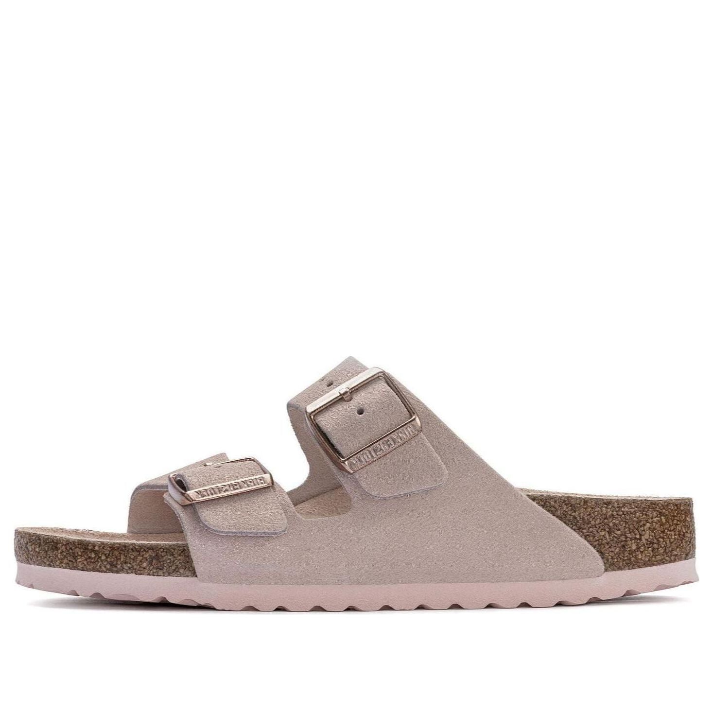 Birkenstock Arizona Suede Leather Sandals 'Light Rose' 1023535