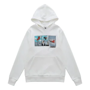 Converse Comic Graphic Hoodie Asia Sizing 'White' 10023948-A01