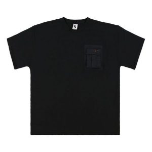 Nike x Travis Scott Cactus Jack Embroidered Logo Pocket T-Shirt 'Black' CU0460-010