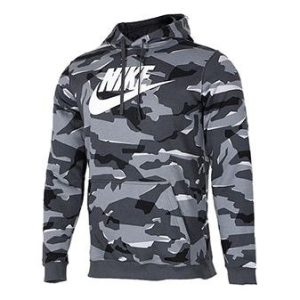 Men's Nike Fleece Lined Sports Stay Warm Hooded Casual Gray AR2868-065