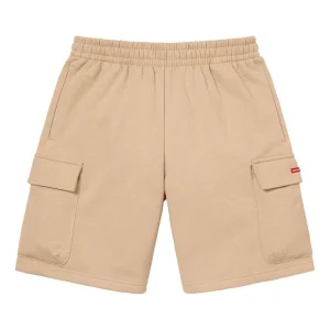 Supreme Small Box Baggy Cargo Sweatshorts 'Beige' SUP-SS23-153