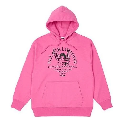 Palace International Hood 'Shock Pink' P25CS013