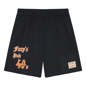 Mitchell & Ness x Fred Segal Foxy's Pub Shorts 'Black' BMMSDD20068-CLBBLCK