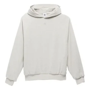adidas Basketball Velour Hoodie 'Grey' IA3456