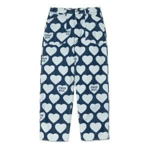 HUMAN MADE Heart Baggy Denim Pants 'Indigo' HM25PT013