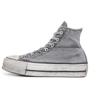 (WMNS) Converse Chuck Taylor All Star Lift Smoked High 'Grey' 563113C