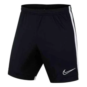 Men's Nike Stripe Logo Printing Elastic Waistband Casual Shorts Black DB8241-010