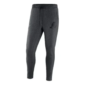 Men's Nike NBA Lakers Fleece Basketball Training Sports Pants/Trousers/Joggers Gray 860893-032