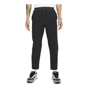 Nike Solid Color Waist Lacing Straight Casual Pants/Trousers Men's Black DD7013-010