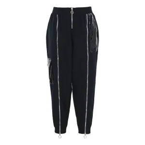 (WMNS) Nike Sportswear Icon Clash Sports Zipper Woven Casual Long Pants/Trousers Black CU6926-010