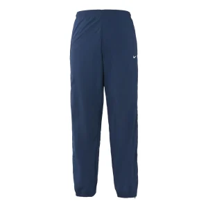 Men's Nike Swoosh Embroidered Retro Nylon Sports Pants/Trousers/Joggers Blue CD6544-410