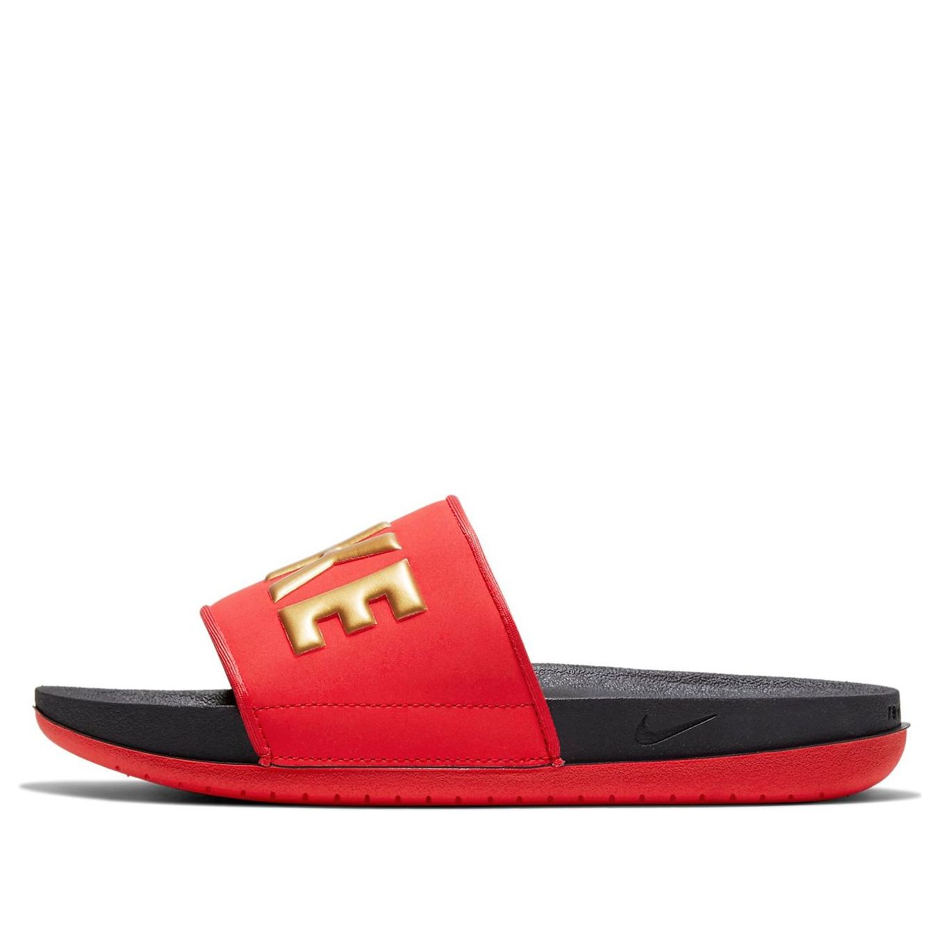 (WMNS) Nike Offcourt Slide 'Black Red' BQ4632-005