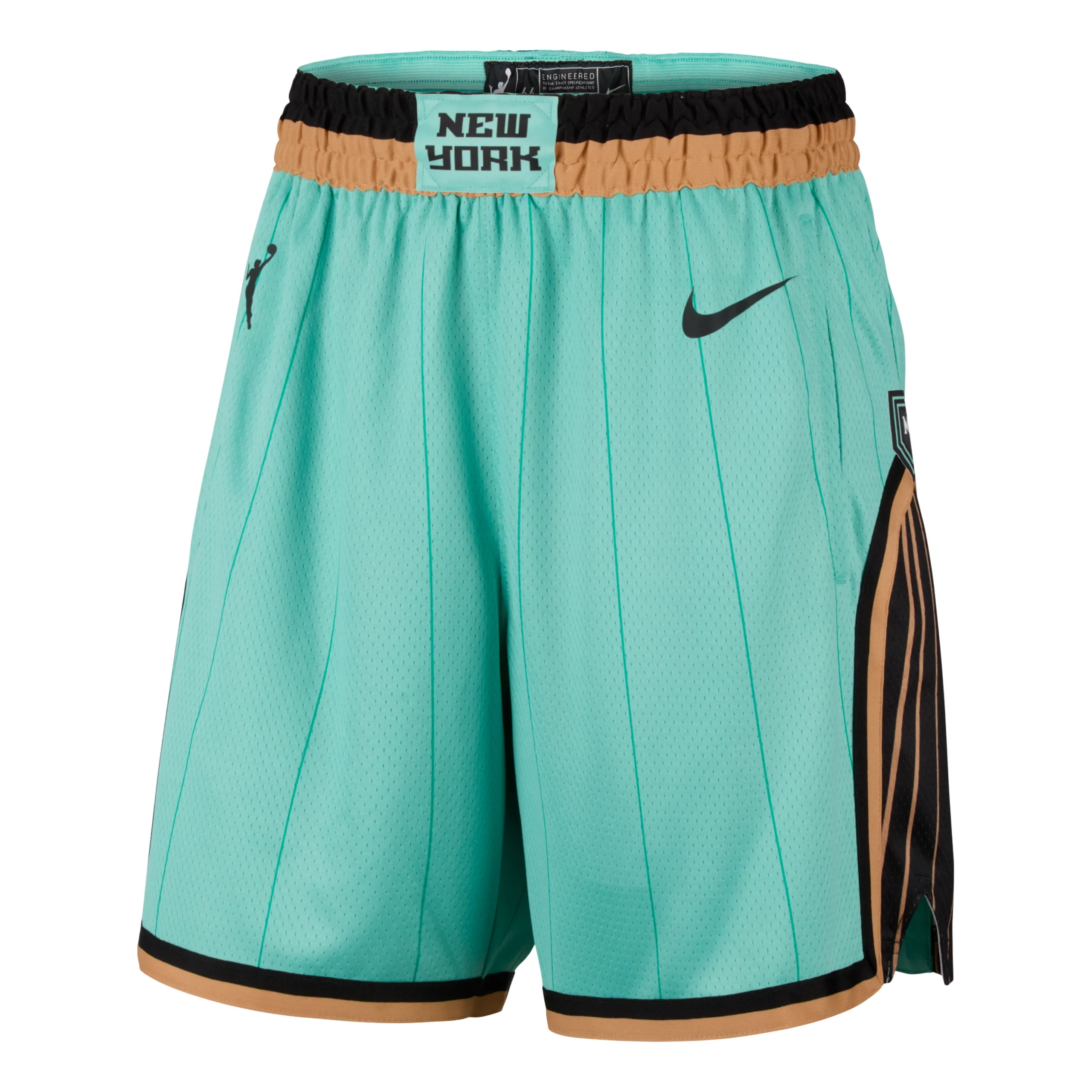 (WMNS) Nike New York Liberty Dri-FIT WNBA Victory Shorts 'Mint Black' IF7274-356