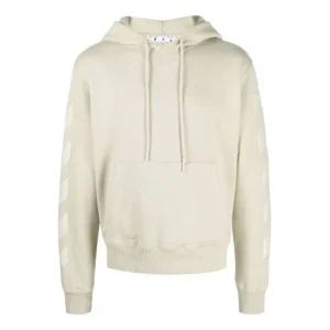 Off-White FW21 Logo Pattern Ordinary Version Green OMBB034F21FLE0041717