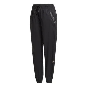 (WMNS) adidas by Stella McCartney Woven Pants Asia Sizing 'Black' GU4344
