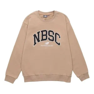 New Balance Logo Crew Neck Sweaters Asia Sizing 'Beige' 5CC44333-BEI