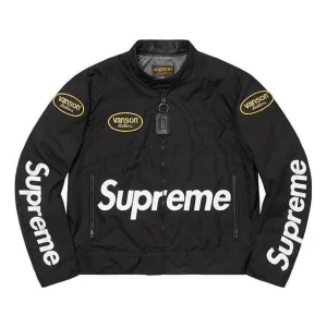 Supreme x Vanson Leathers Cordura Jacket 'Black White' SUP-SS21-720