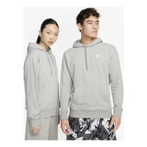 Men's Nike Solid Color Logo Printing Hooded Long Sleeves Gray CZ7858-063