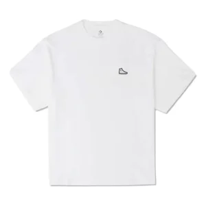Converse Loose Fit Tea Tee Asia Sizing 'White' 10025239-A02