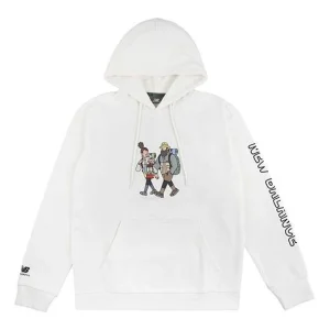 New Balance x JHl Printing Graphic Hoodie Asia Sizing 'White' NCA89043-IV