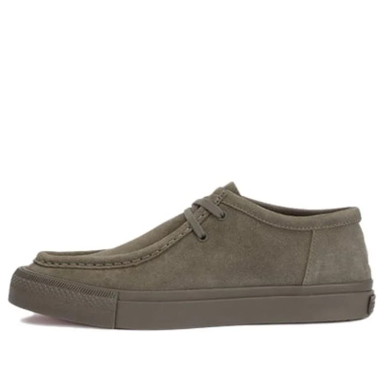 Converse Chevron & Star Moccasins Skateboarding Ox 'Olive Green' 34201150