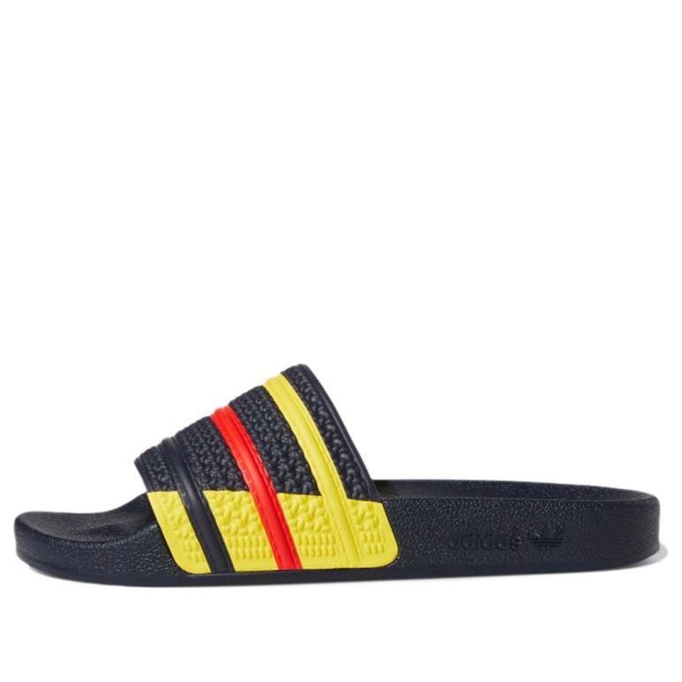adidas Adilette Slide 'Legend Ink Red Yellow' H05238