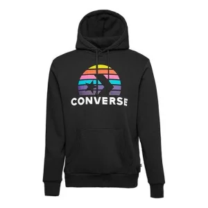 Men's Converse Planet Set Po Athleisure Casual Sports Printing Knit Black 10018993-A01