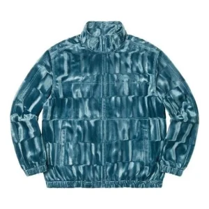 Supreme Velour Track Jacket 'Teal' SUP-FW21-143