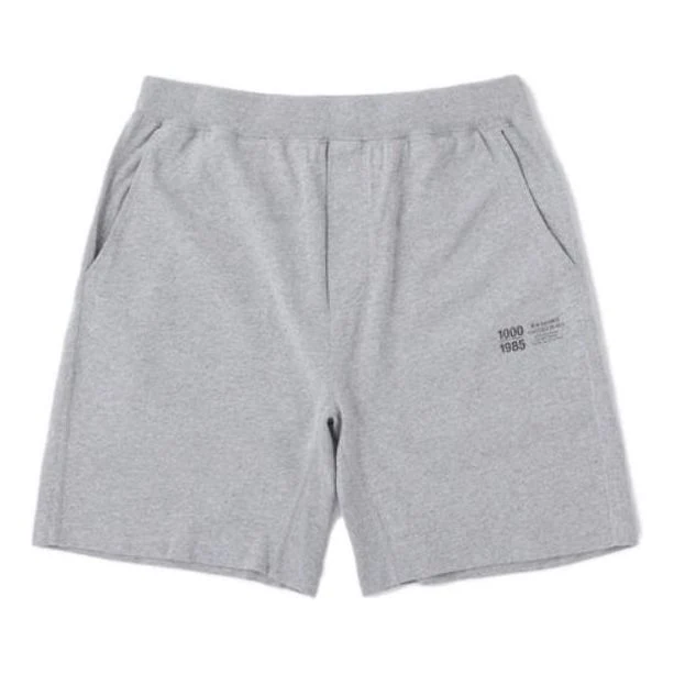 New Balance 1000 Shorts Regular Fit Asia Sizing 'Heather Grey' AMS35004-HGR