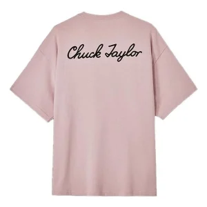 Converse Chuck Taylor Sneaker Patch Crew Neck T-Shirt Asia Sizing 'Pink' 10023850-A01