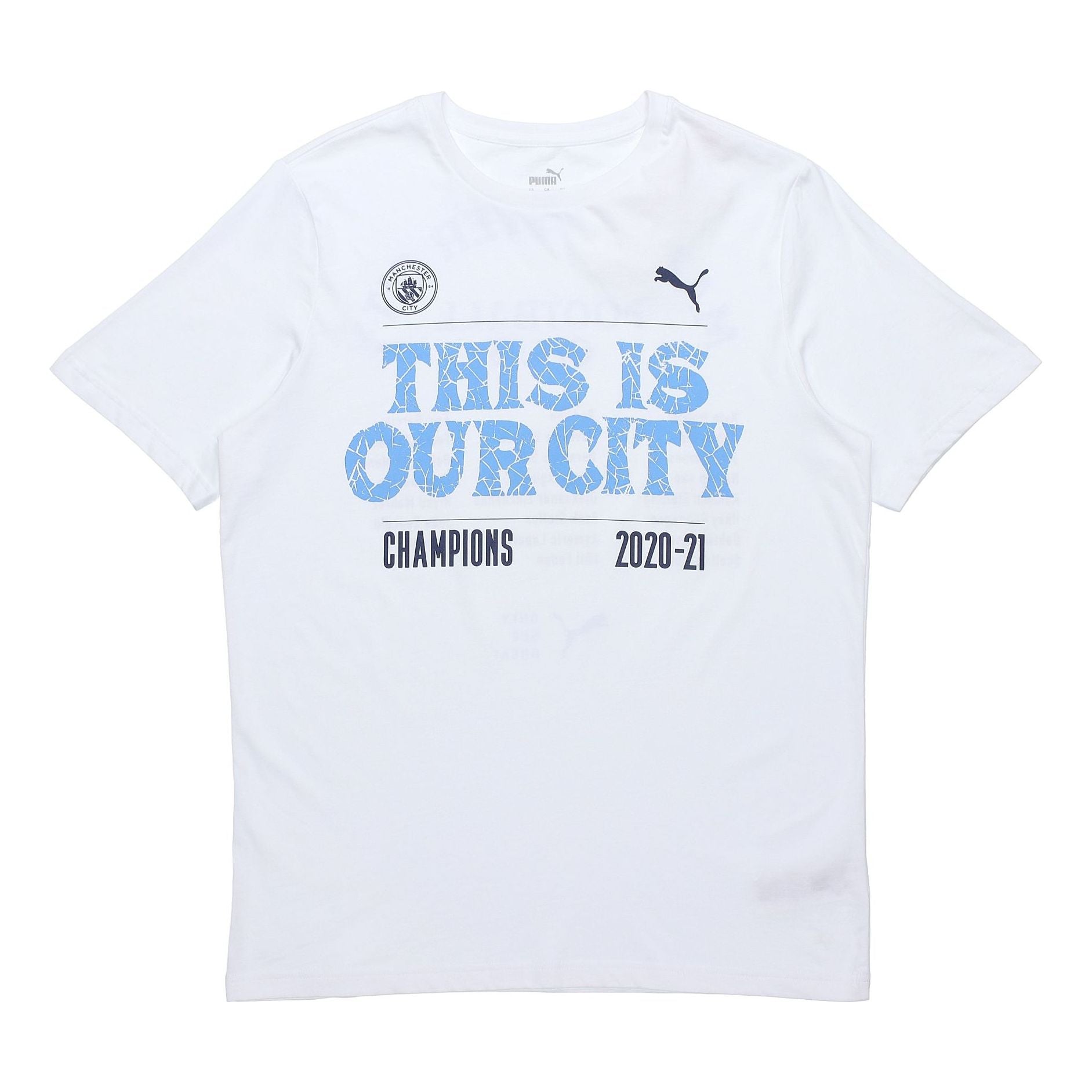 PUMA Manchester City 20/21 Winner T-Shirt 'White' 768843-01