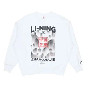 Li-Ning New York Fashion Week Loose Pullover 'White' AWDP737-1