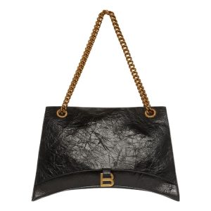 (WMNS) Balenciaga Crush Large Chain Bag 'Black' 716332210IT1000