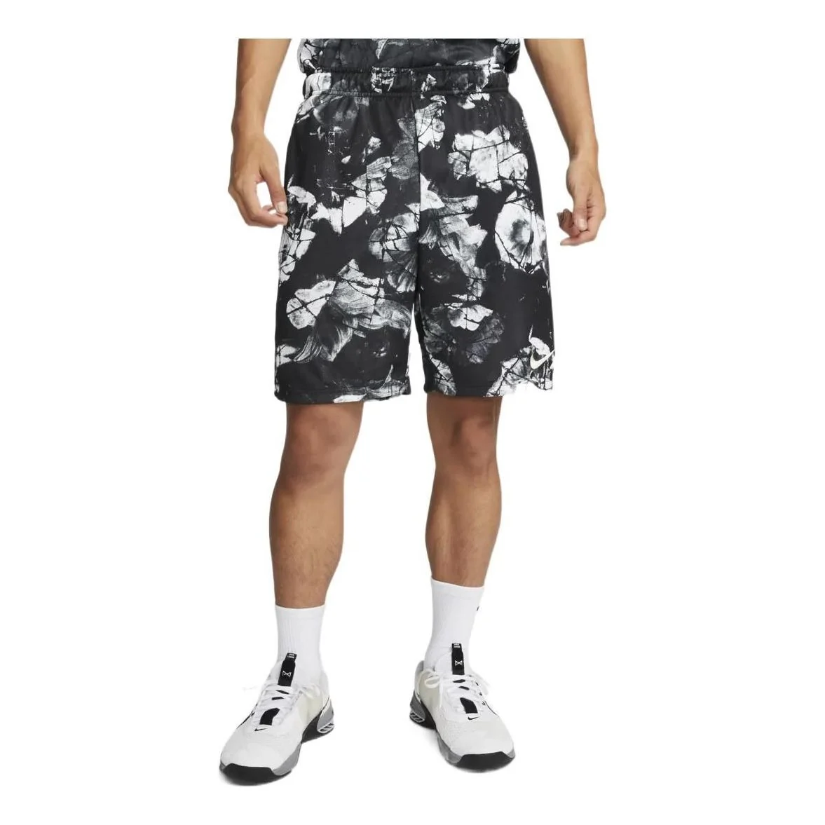 Men's Nike Pattern Printing Sports Shorts Black DQ4807-010