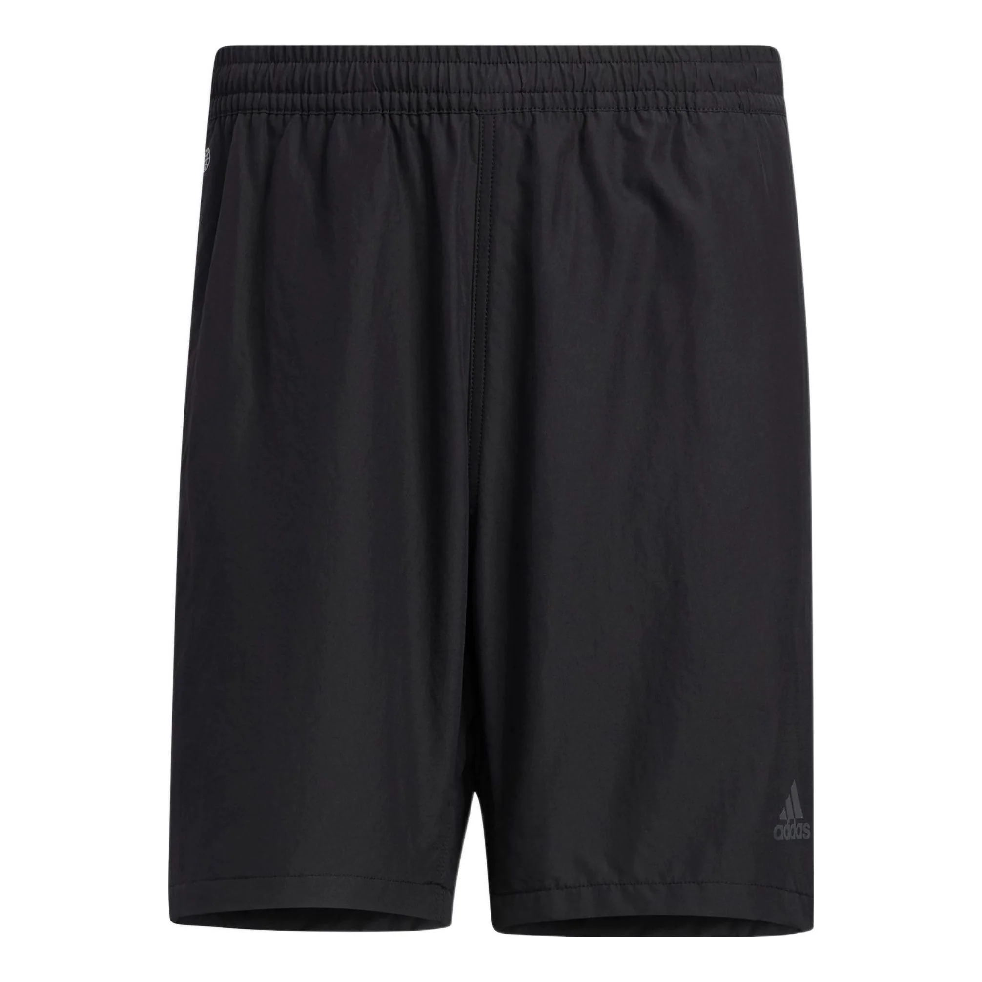 Men's adidas Solid Color Logo Printing Sports Shorts Black HD0065