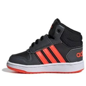 (TD) adidas Hoops Mid 2.0 'Black Solar Red' GZ7780