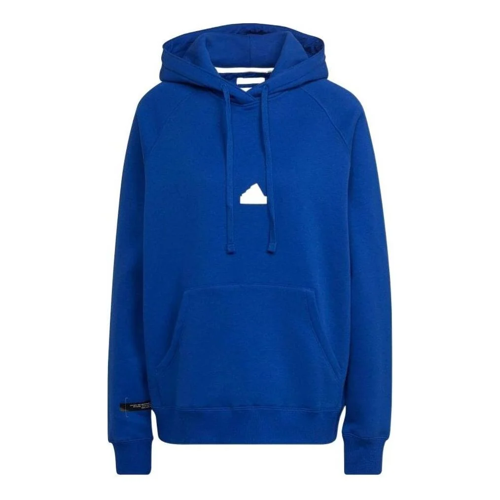 (WMNS) adidas Oversized Hoodie Sweatshirt 'Blue' HM2853