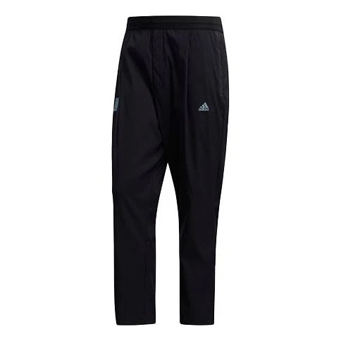 Men's adidas Wj Pnt Wv Logo Sports Pants/Trousers/Joggers Black FM9347