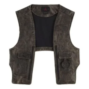 Air Jordan x J Balvin Leather Vest 'Brown Black' FJ6134-010