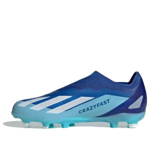 (GS) adidas X Crazyfast.1 Laceless FG J 'Marinerush Pack' IE6643