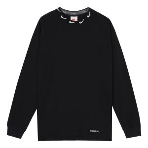 Nike x Stussy NRG BR Long-Sleeve Knit Top 'Black' CT4314-010