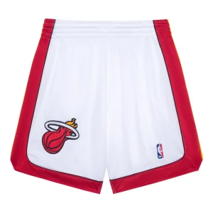 Mitchell & Ness x NBA Miami Heat 2005-06 Shorts 'White Red' ASHR4170-MHE05PPPWHIT