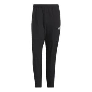 Men's adidas Fi Ent Wvpt Casual Breathable Solid Color Sports Pants/Trousers/Joggers Black HE9908