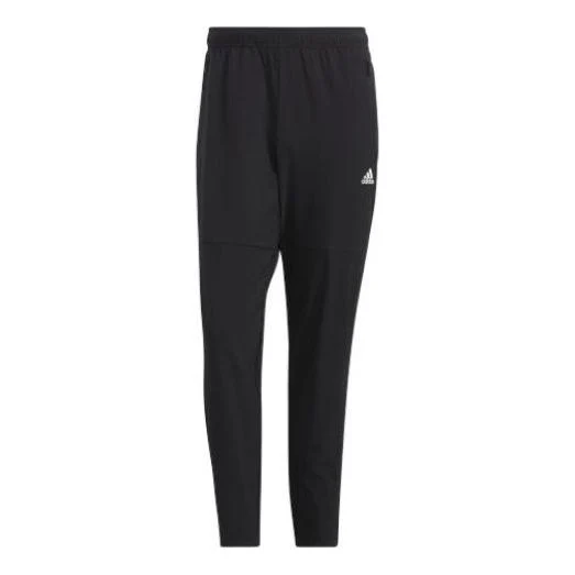 Men's adidas Fi Ent Wvpt Casual Breathable Solid Color Sports Pants/Trousers/Joggers Black HE9908