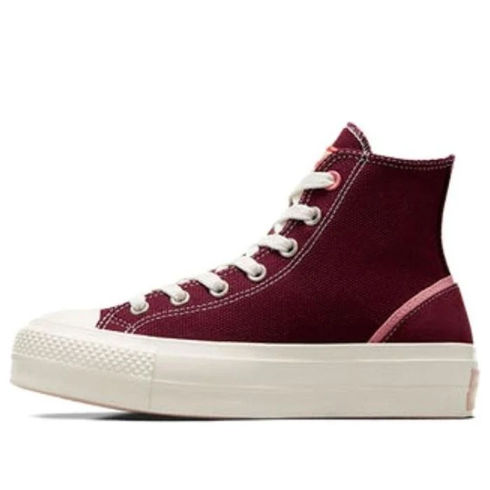 (WMNS) Converse Chuck Taylor All Star Lift High Top 'Deep Bordeaux' A07114C