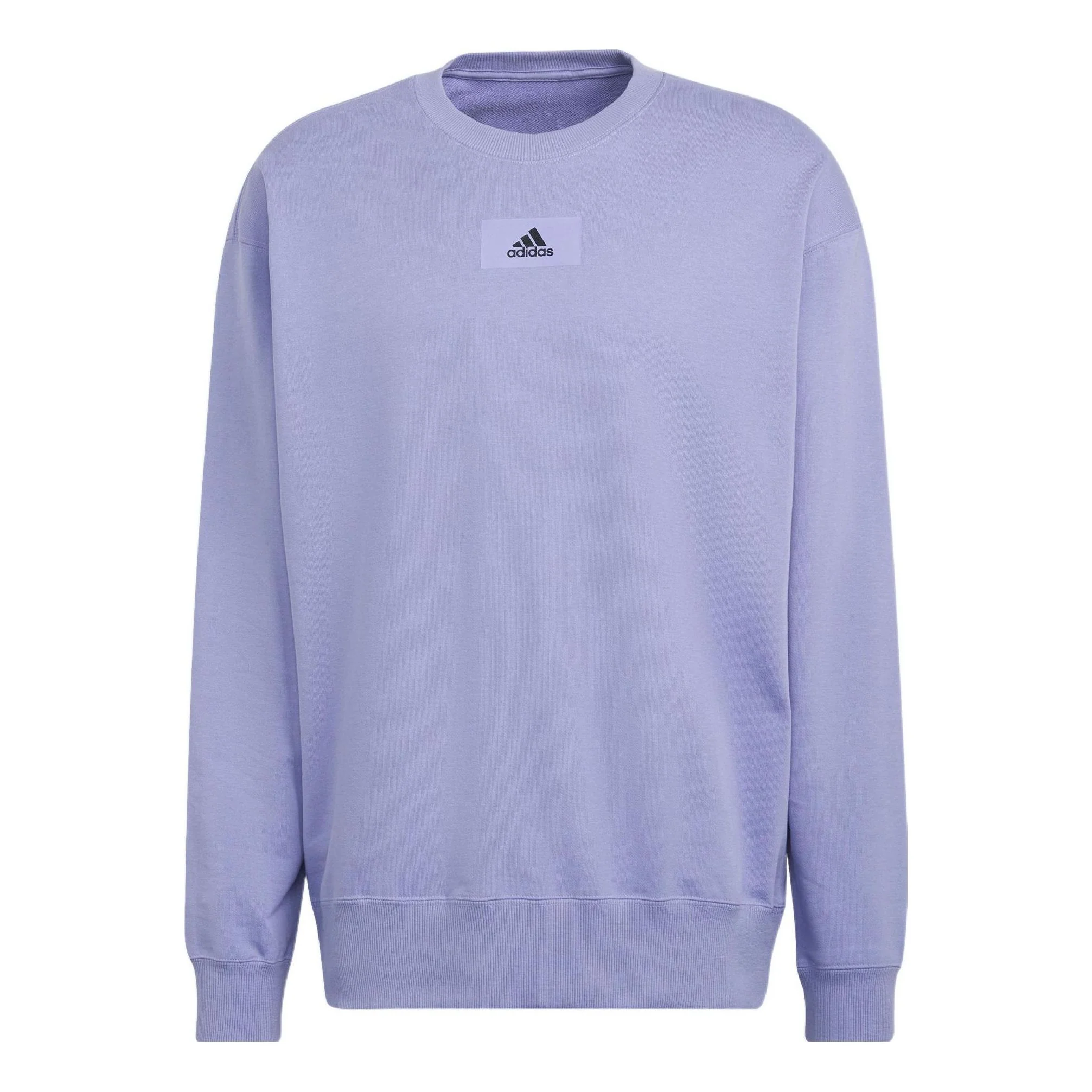 Men's adidas Fv Swt Sports Round Neck Pullover Light Purple HE4347