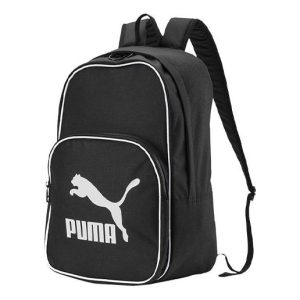 PUMA Originals Retro Woven Backpack 'Black White' 076652-01