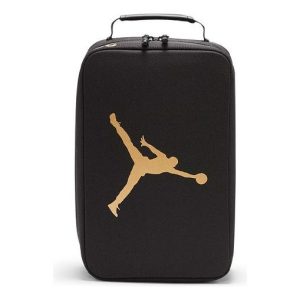 Air Jordan logo Shoe Bag 'Black Gold' DH0415-010
