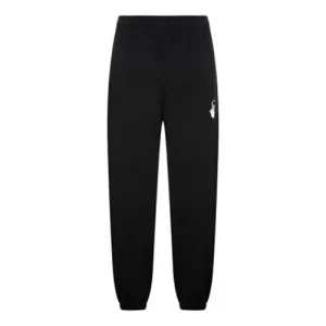 Men's Off-White FW21 Adornment Sports Pants/Trousers/Joggers Black OMCH029R21FLE0011032-1