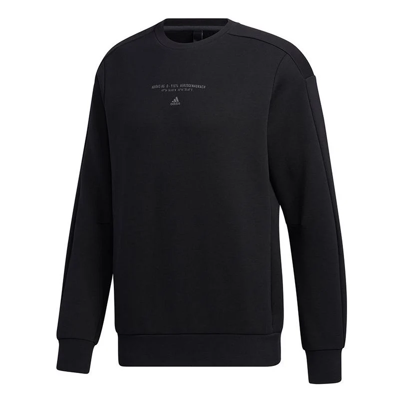 adidas Th Swt Silo Sport Round Collar Men's Black GM4413